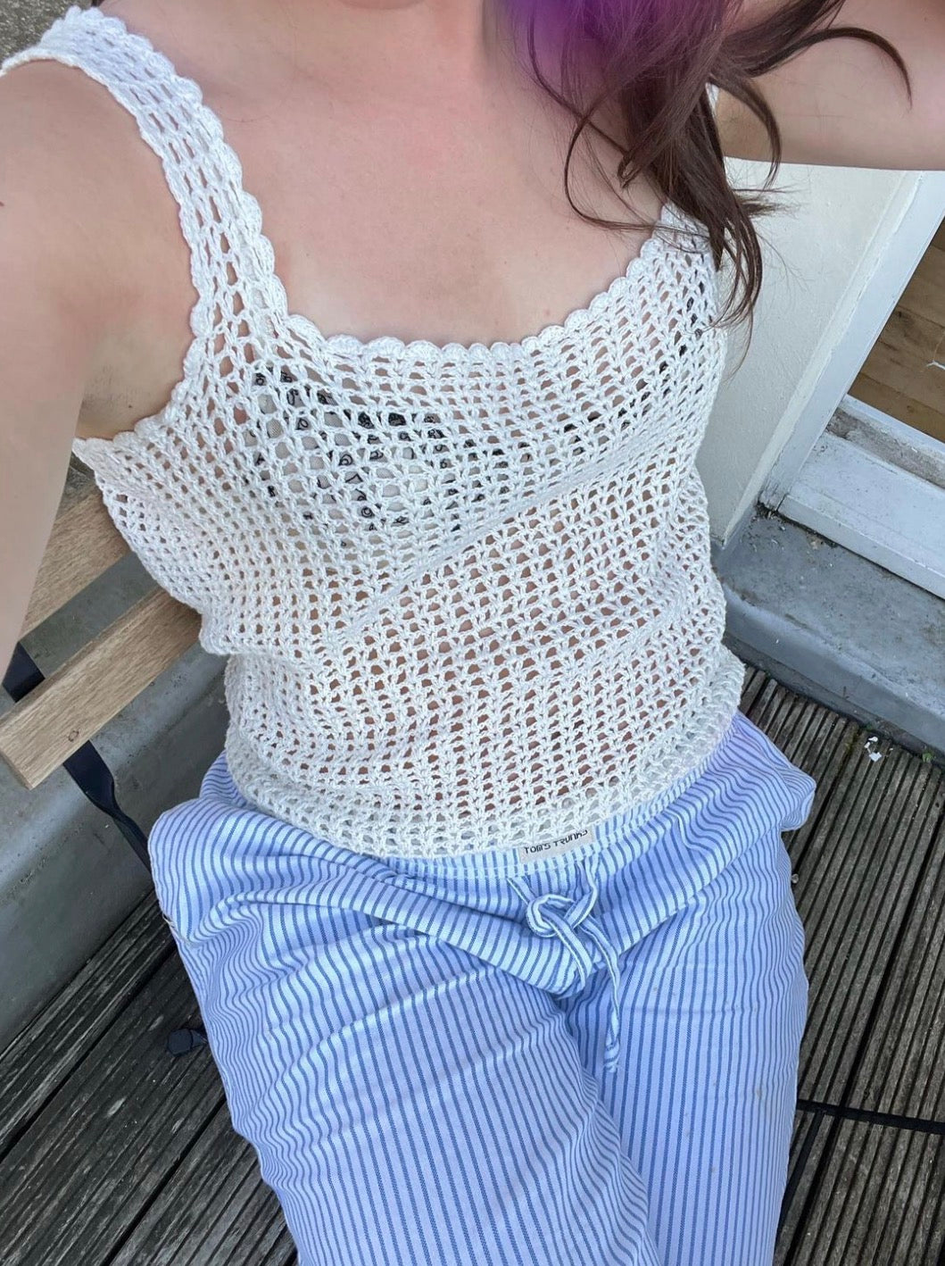 The Liv Crochet Mesh Top